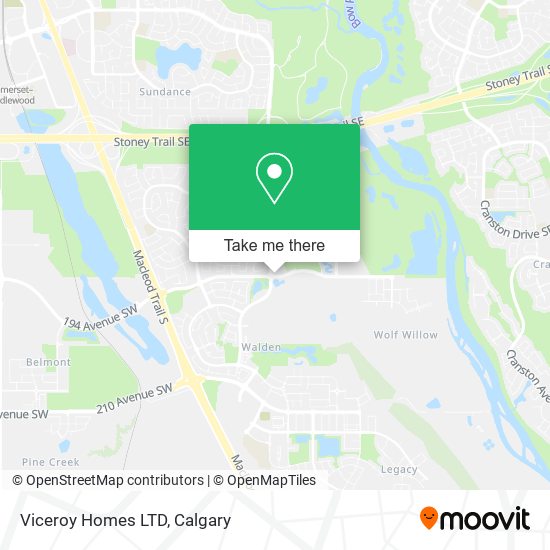 Viceroy Homes LTD map