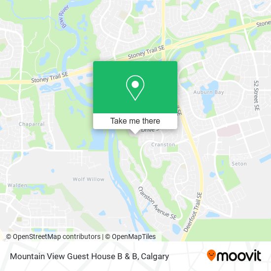 Mountain View Guest House B & B map