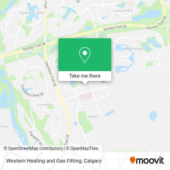 Western Heating and Gas Fitting map