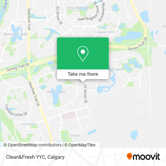 Clean&Fresh YYC map