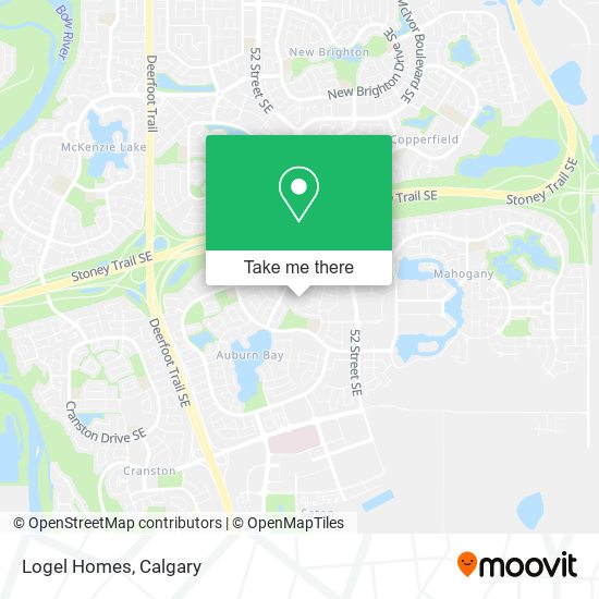 Logel Homes map