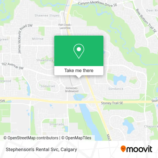 Stephenson's Rental Svc map