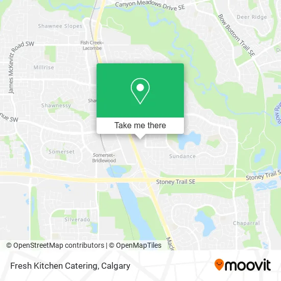 Fresh Kitchen Catering map