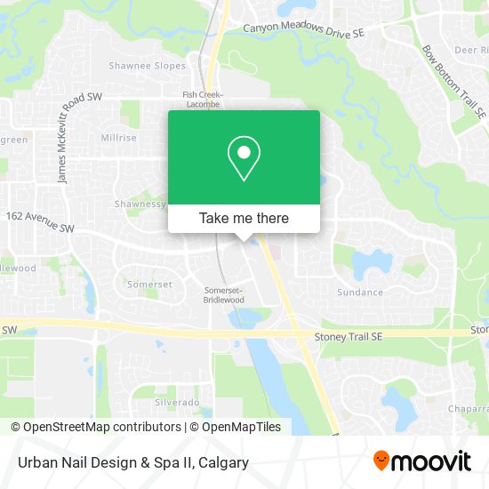 Urban Nail Design & Spa II map