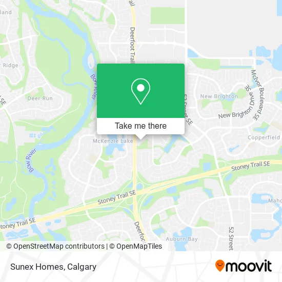 Sunex Homes map