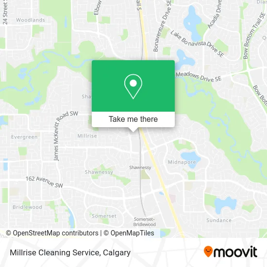 Millrise Cleaning Service map