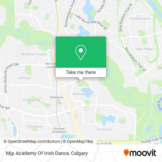 Mjp Academy Of Irish Dance map