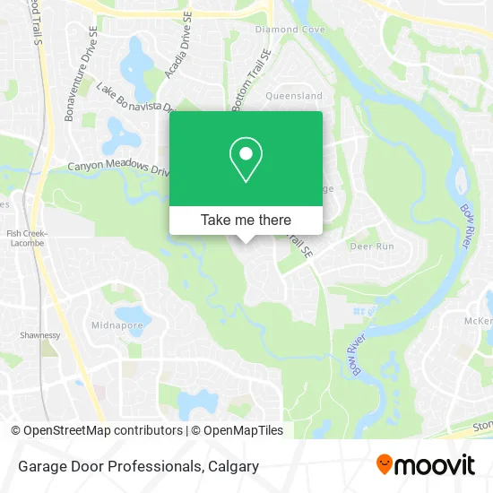 Garage Door Professionals map