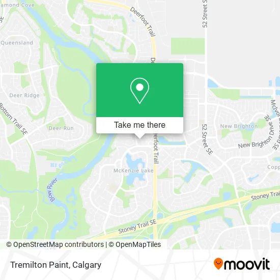 Tremilton Paint map