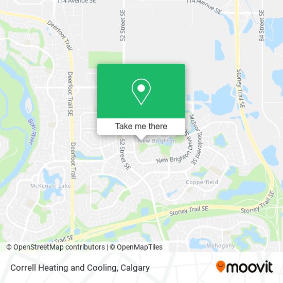 Correll Heating and Cooling map