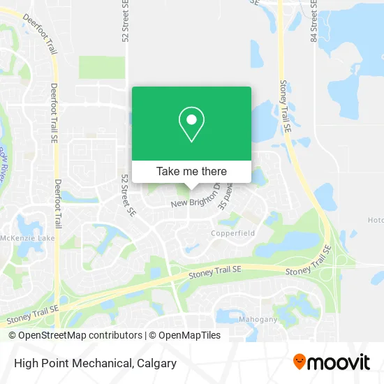 High Point Mechanical map