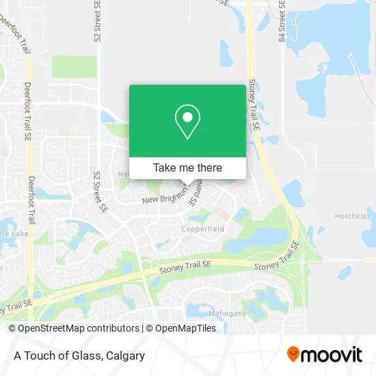 A Touch of Glass map