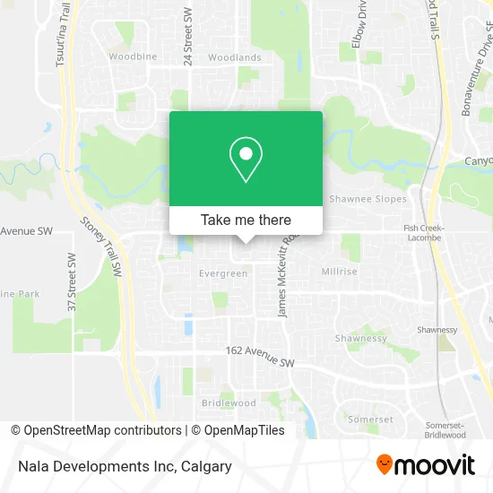 Nala Developments Inc map