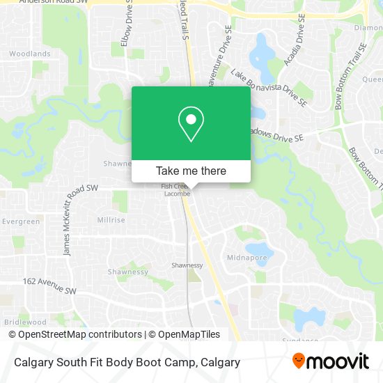 Calgary South Fit Body Boot Camp map
