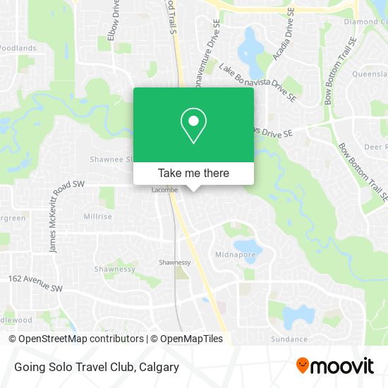 Going Solo Travel Club map