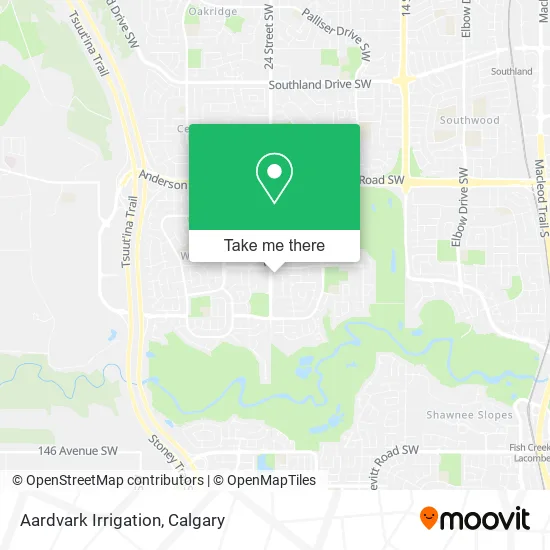 Aardvark Irrigation map