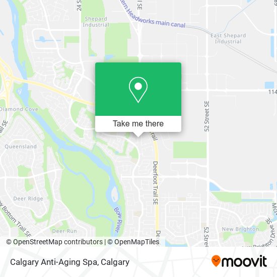 Calgary Anti-Aging Spa map
