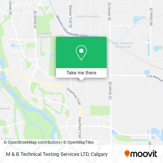 M & B Technical Testing Services LTD map