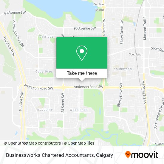 Businessworks Chartered Accountants map