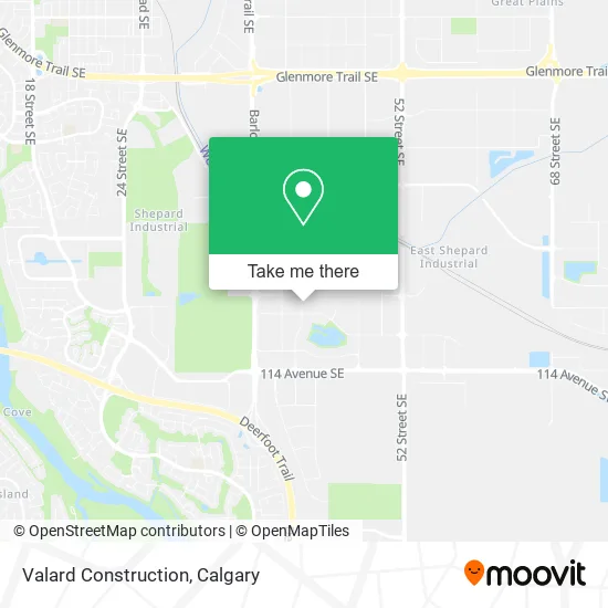 Valard Construction map