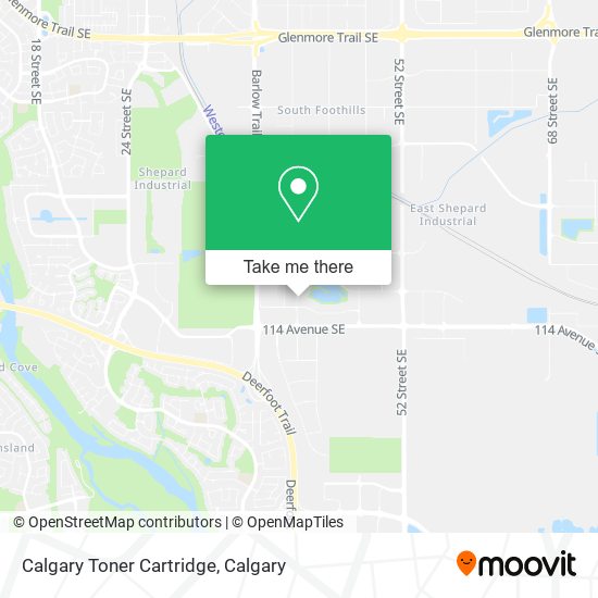 Calgary Toner Cartridge map