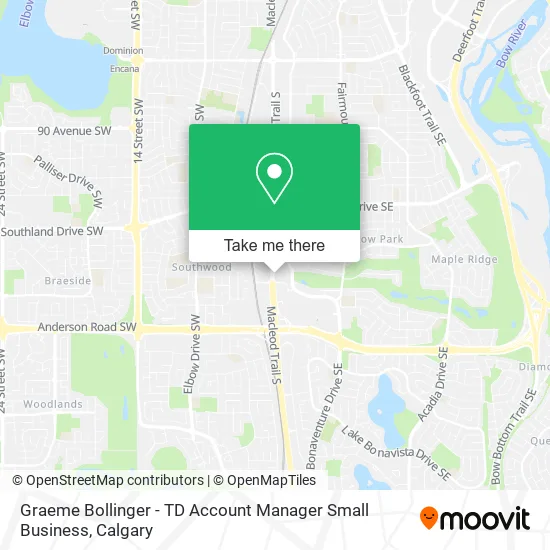Graeme Bollinger - TD Account Manager Small Business map