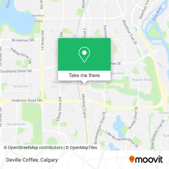 Deville Coffee map