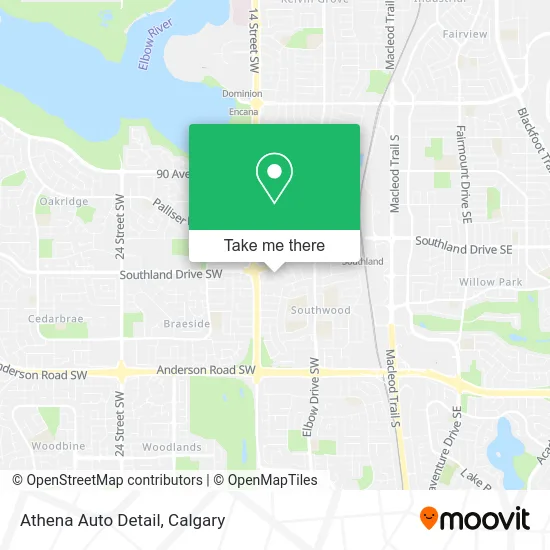 Athena Auto Detail map