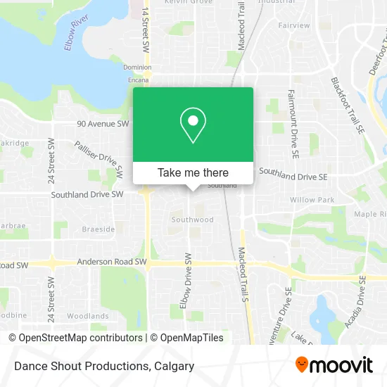 Dance Shout Productions map