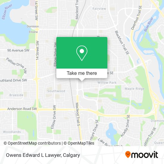 Owens Edward L Lawyer map