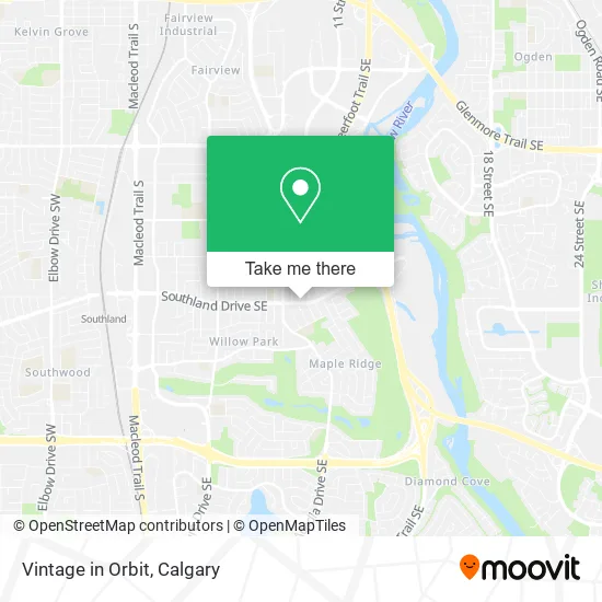 Vintage in Orbit map