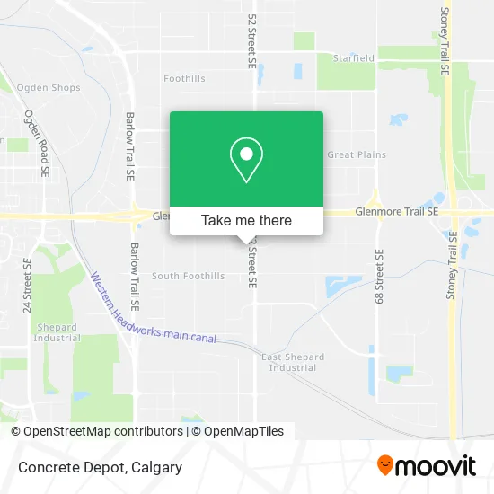 Concrete Depot map