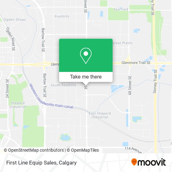 First Line Equip Sales map
