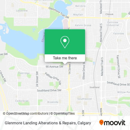 Glenmore Landing Alterations & Repairs map