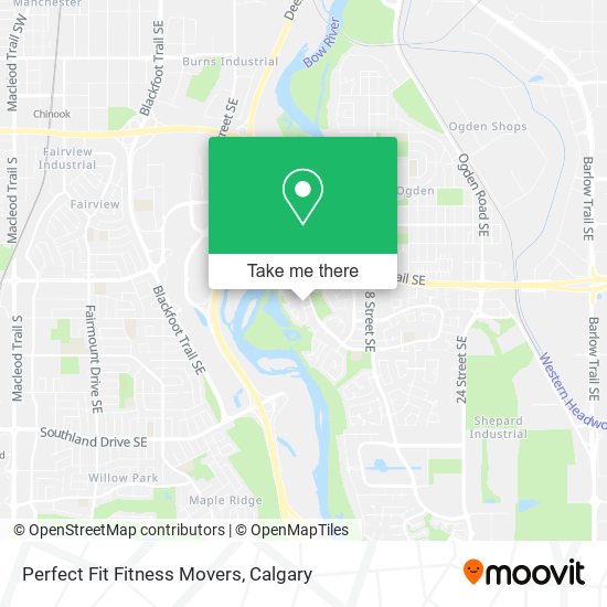 Perfect Fit Fitness Movers map