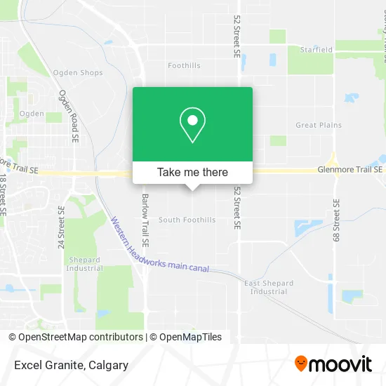 Excel Granite map