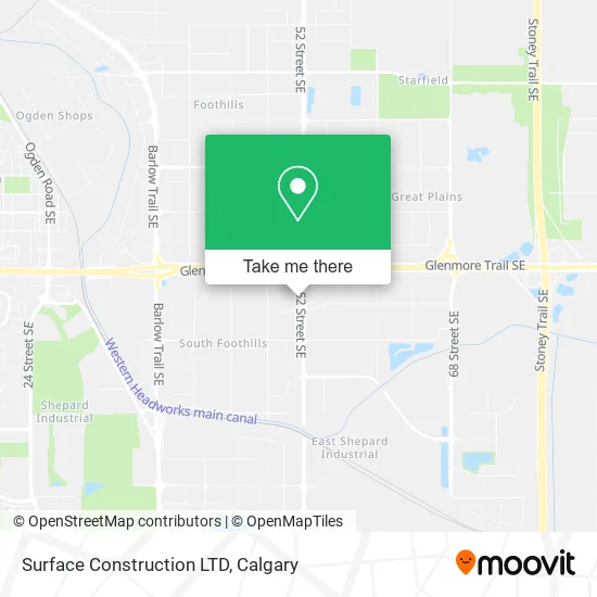 Surface Construction LTD map