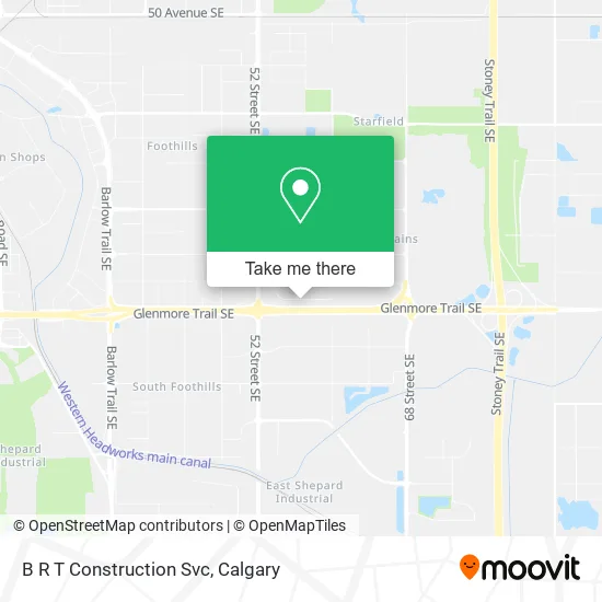 B R T Construction Svc map