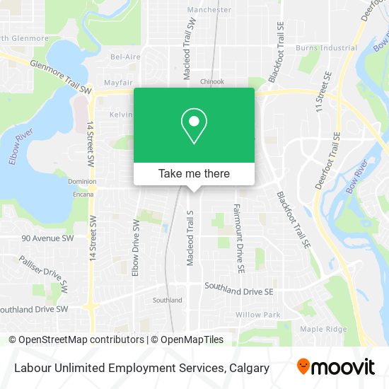 Labour Unlimited Employment Services map