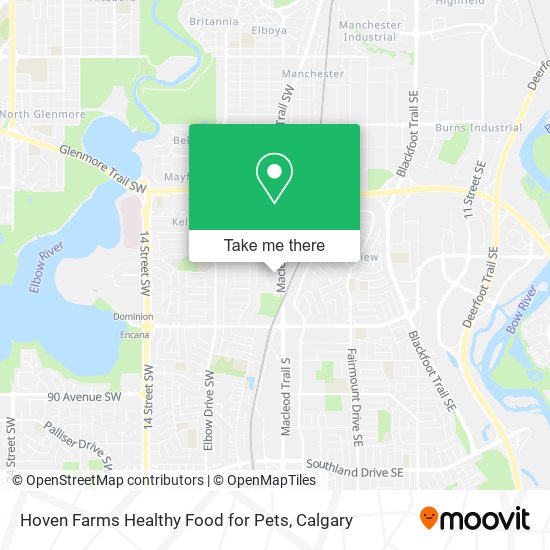 Hoven Farms Healthy Food for Pets map