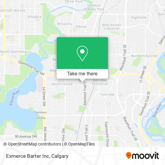 Exmerce Barter Inc map
