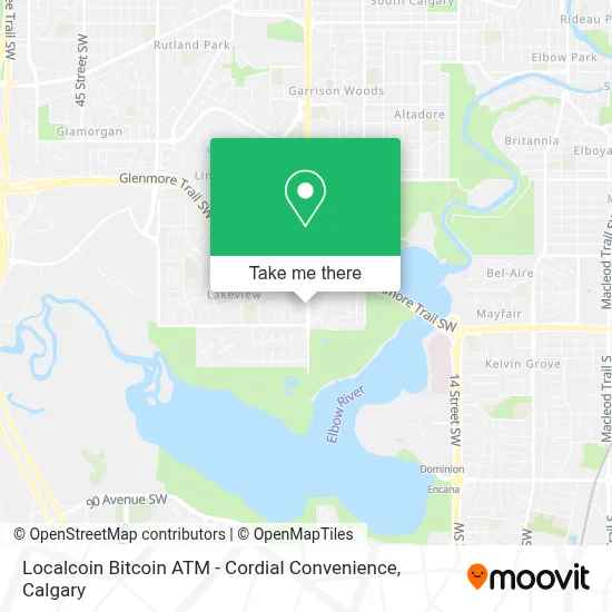 Localcoin Bitcoin ATM - Cordial Convenience map