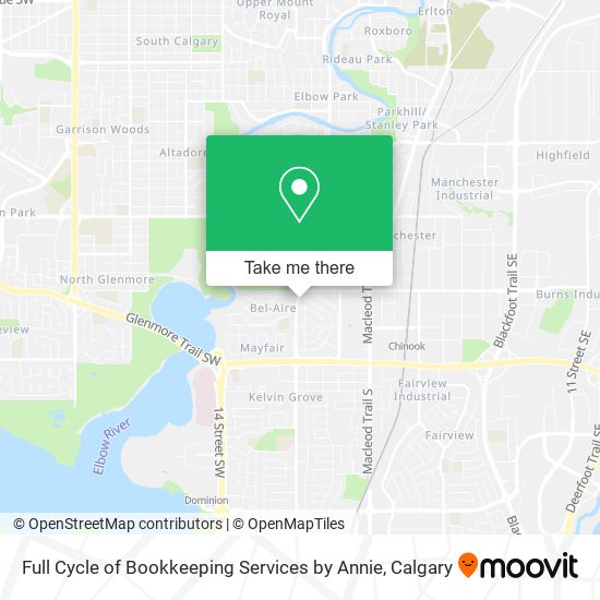 Full Cycle of Bookkeeping Services by Annie map