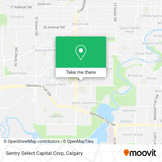 Sentry Select Capital Corp map