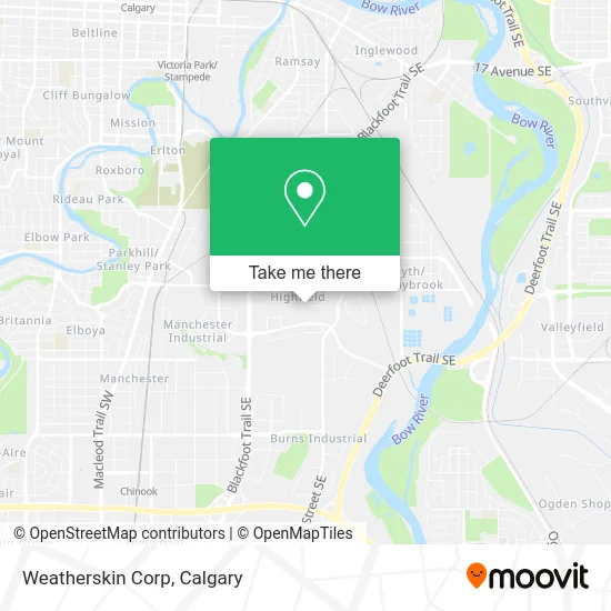 Weatherskin Corp map