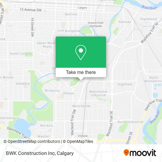 BWK Construction Inc map