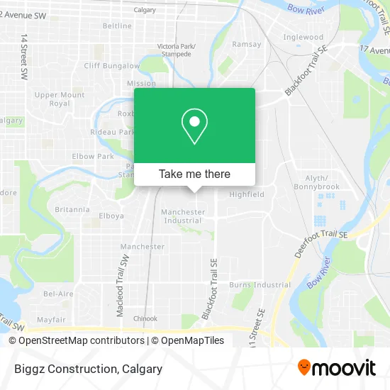 Biggz Construction map