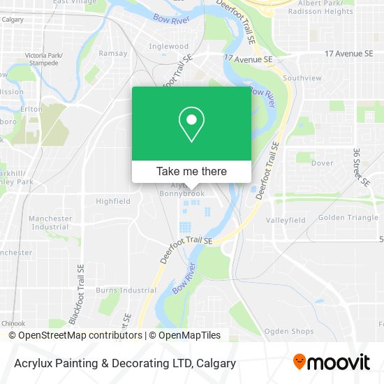 Acrylux Painting & Decorating LTD map