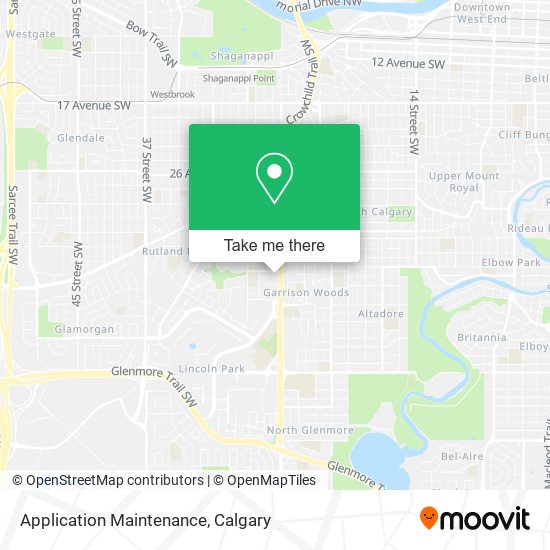 Application Maintenance map