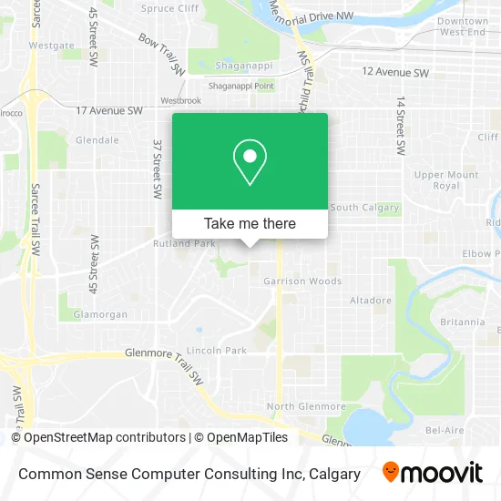 Common Sense Computer Consulting Inc map
